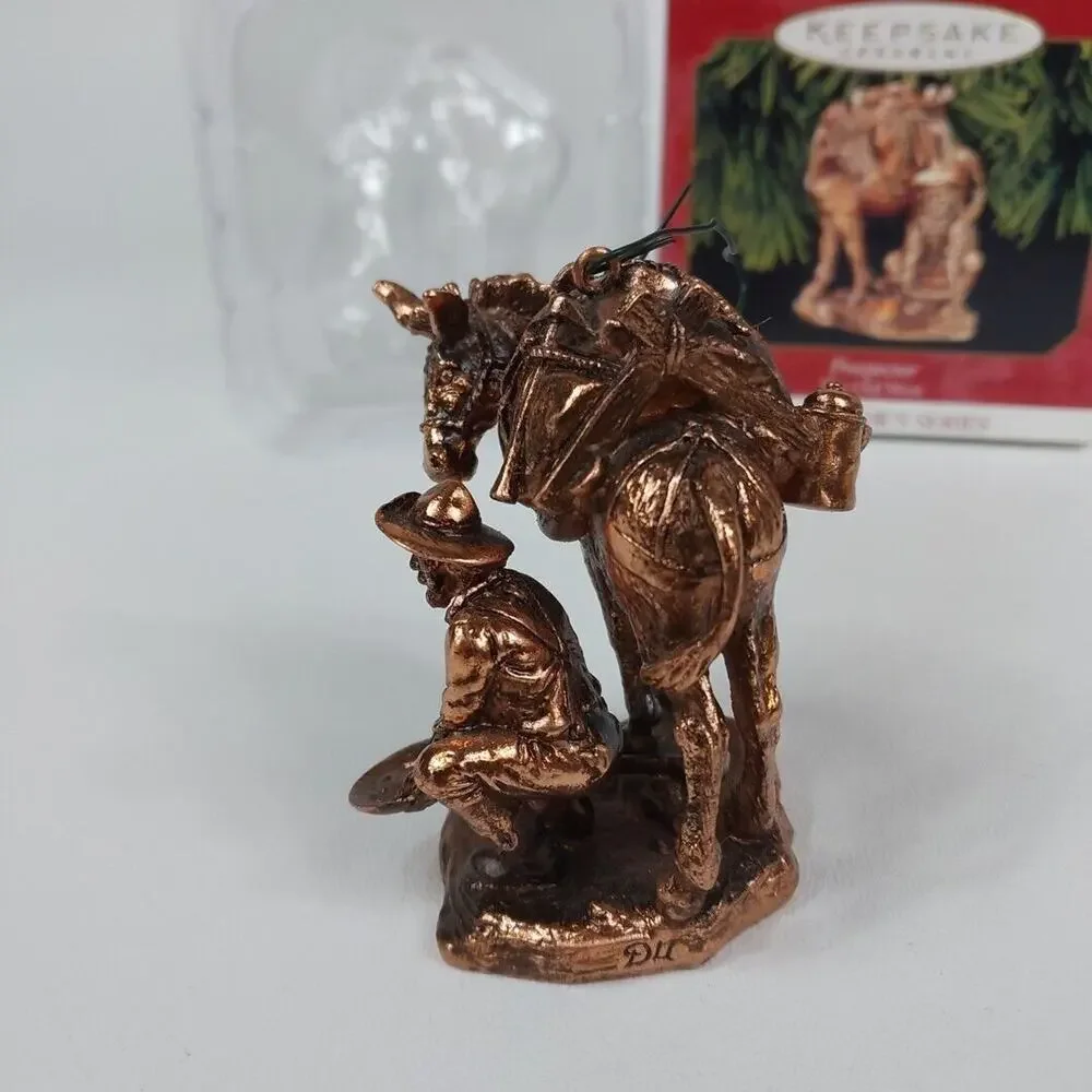 Hallmark Ornament The Old West‎ Prospector ~ Gold Mining 2nd 2 in Series 1999